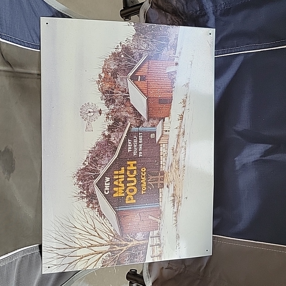 Retro metal sign